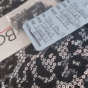 Tony bowls black and silver evening dress size 8